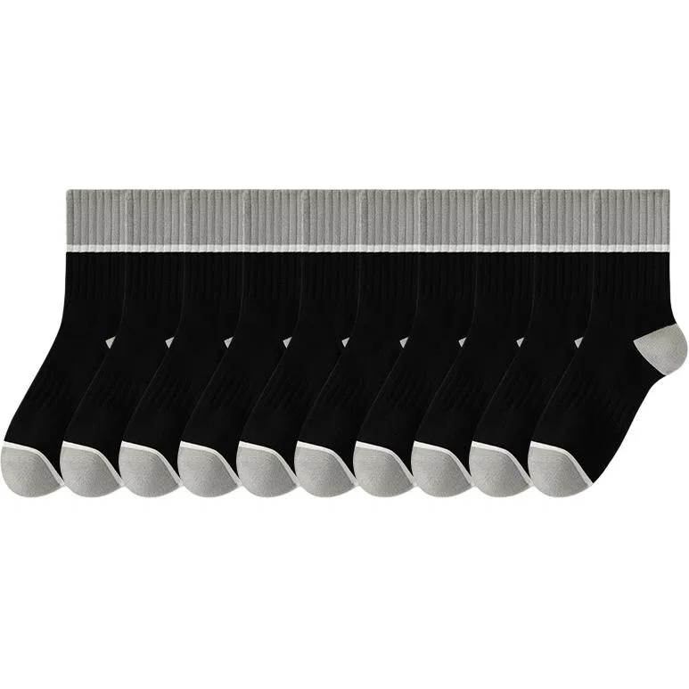 Детские носки хлопковые Cotton Gene, 10 Black