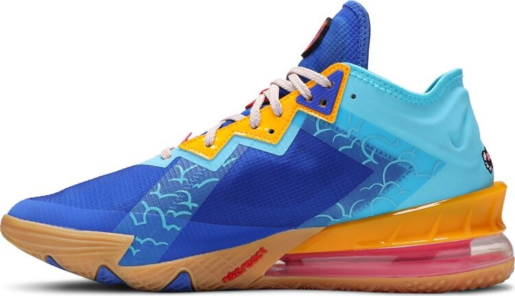 Кроссовки Nike Xbox x Space Jam x LeBron 18 Low 'Wile E. x Roadrunner' Special Box, многоцветный — фото 4