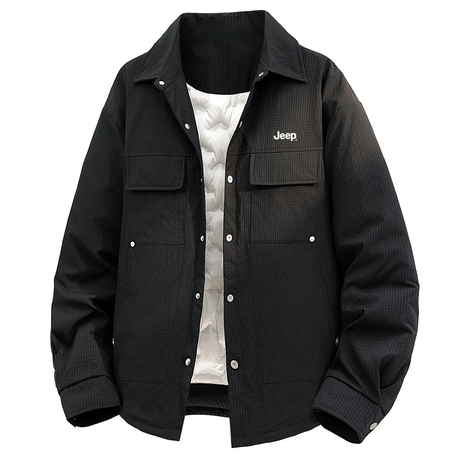 Детский пуховик с воротником-стойкой Jeep Outdoor Lifestyle Down Jackets, Black