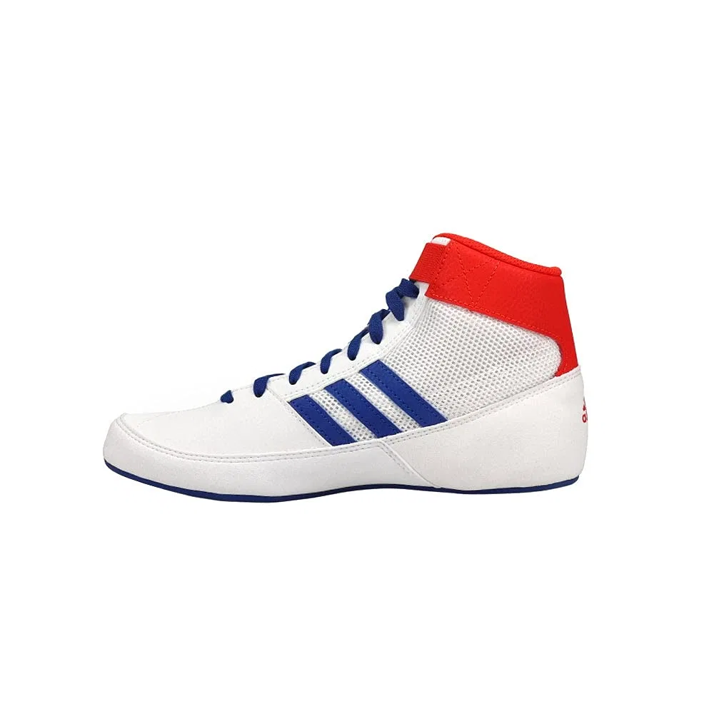 Детские боксерские кроссовки для мальчиков с шнуровкой HVC Adidas, Royal — фото 3