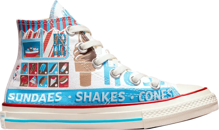 

Кроссовки Converse Chuck 70 High PS Sweet Scoops, белый