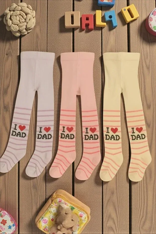 Детские колготки для девочек хлопковые с узором Amélio Kids, Multicolor — фото 4