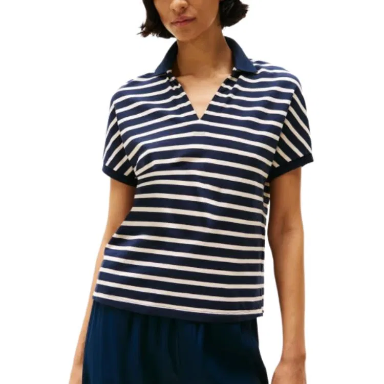 Женское поло с коротким рукавом Tommy Hilfiger, Blue
