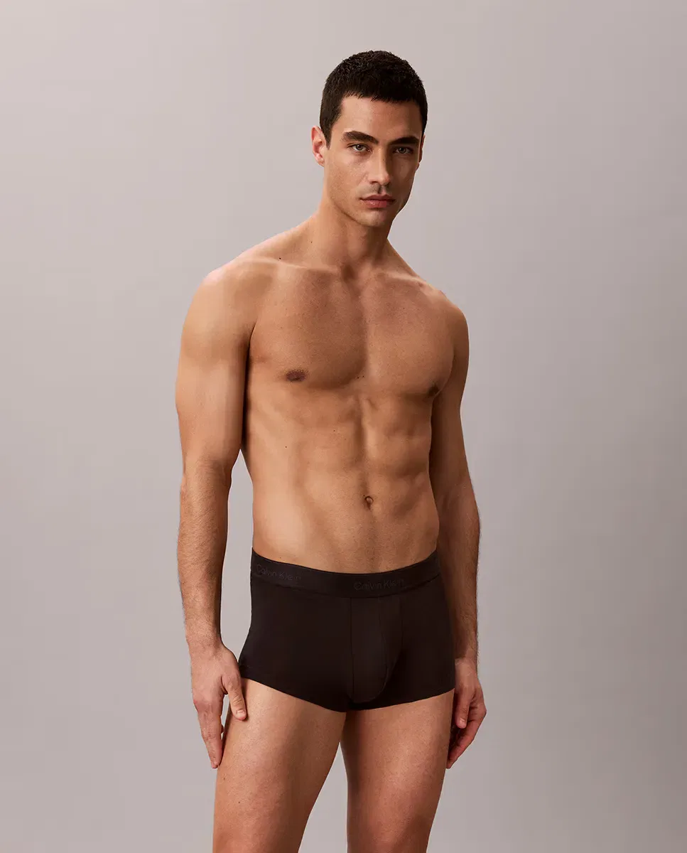 Мужские боксеры с низкой посадкой 3-шт набор Icon Cotton Stretch Calvin Klein, Negro — фото 2