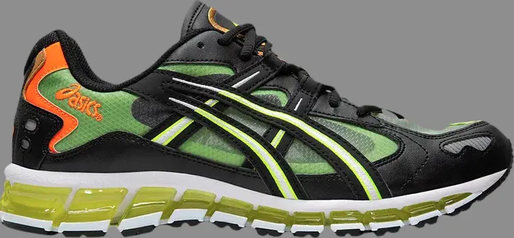 

Кроссовки gel kayano 5 360 'black safety yellow' Asics, черный