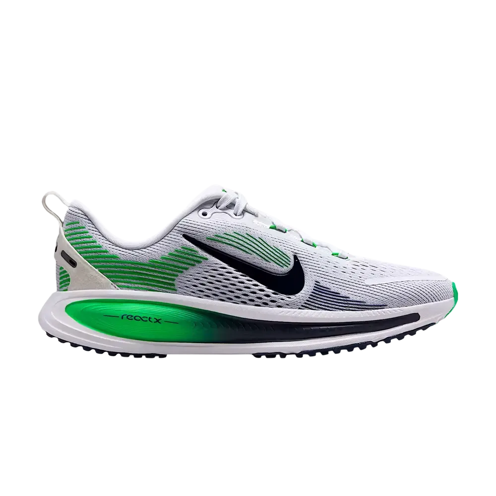 Кроссовки Vomero 18 GS Nike, White Green Spark Midnight Navy