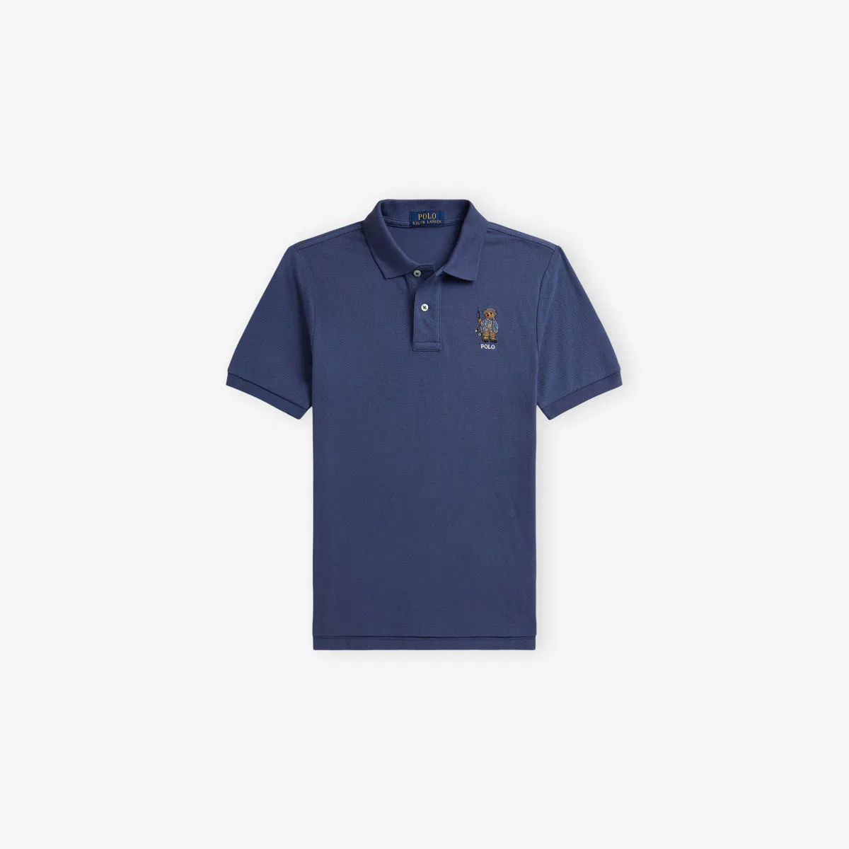 Рубашка-поло из хлопкового пике с вышивкой медвежонка для мальчиков Polo Ralph Lauren