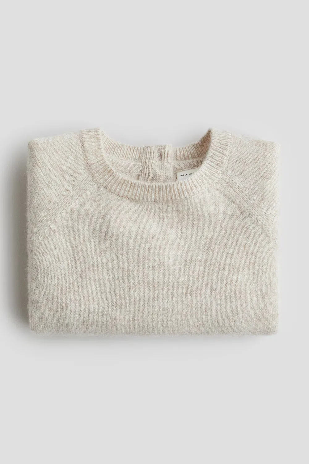 Кашемировый вязаный свитер H&M, Hellbeige — фото 2
