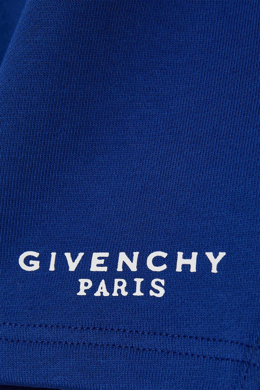 Шорты из футера с логотипом Givenchy, синий — фото 3