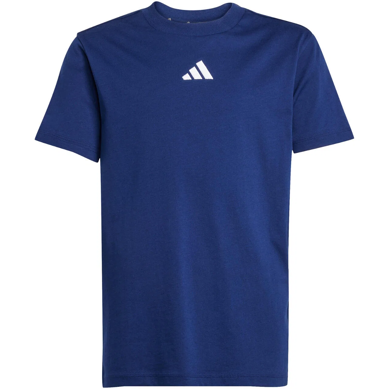Детская хлопковая футболка Essentials Tee Adidas, Dunkelblau / Jeansblau — фото 2