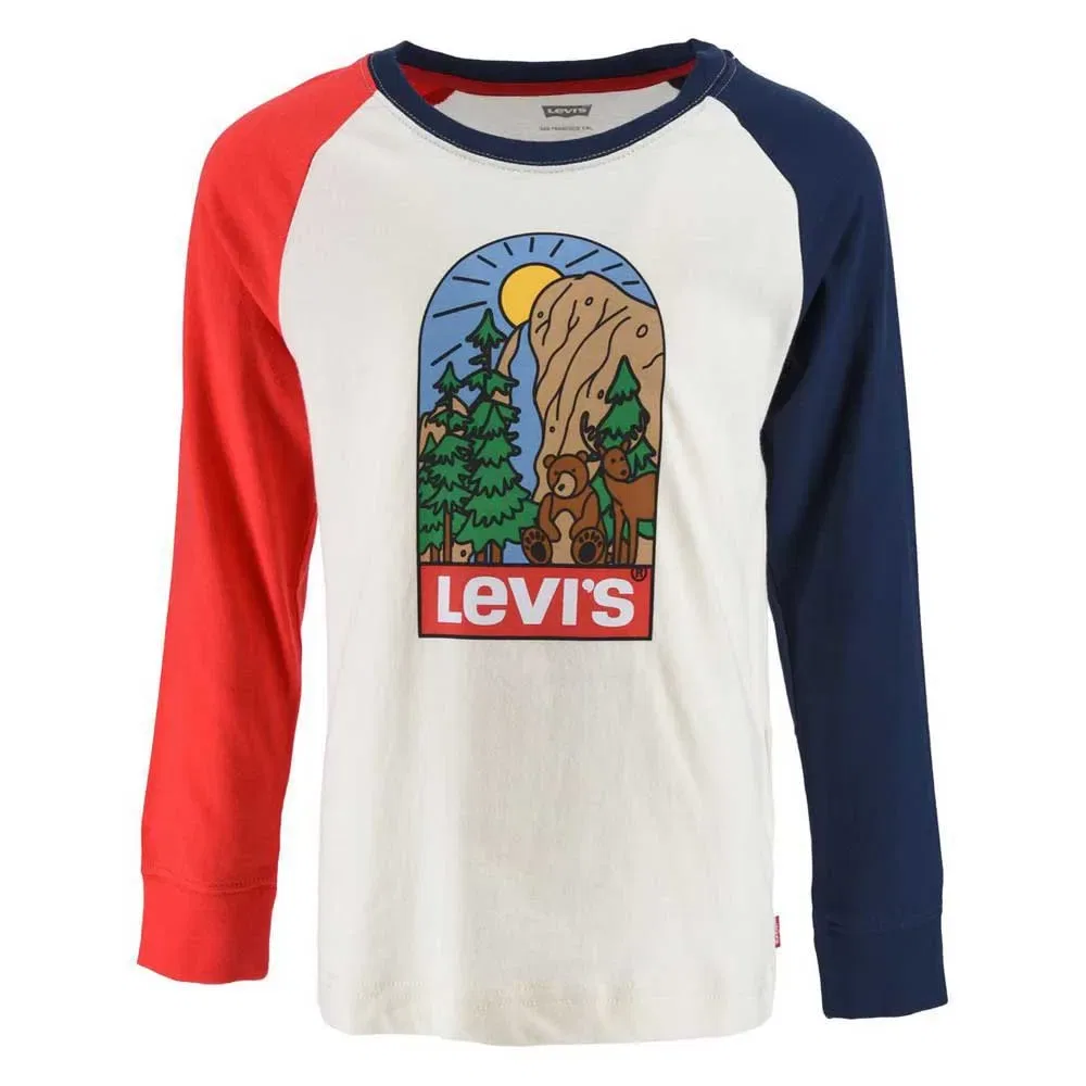 Футболка с длинным рукавом Trail Friends Levi's, белый