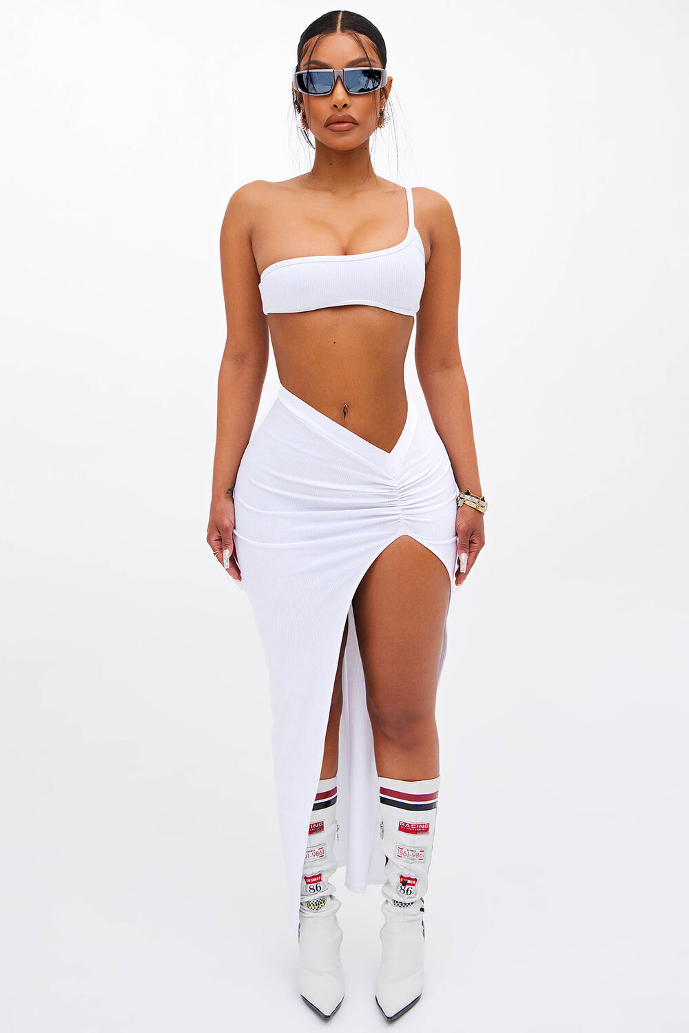 

Юбка Fashion Nova ZDST1790S, белый