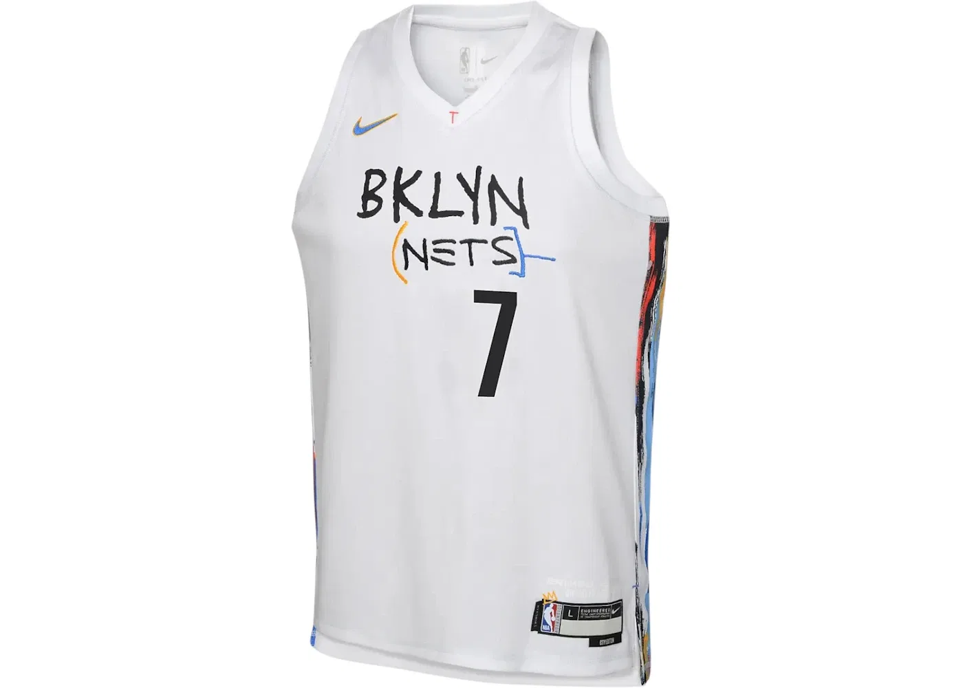 Детская баскетбольная джерси Brooklyn Nets City Edition Swingman Nike, White