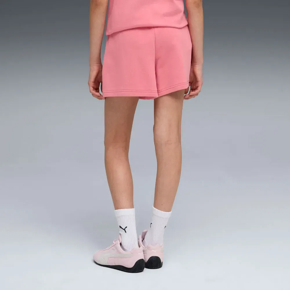 Шорты с логотипом Puma Ess Small Nº1 Puma, розовый — фото 4