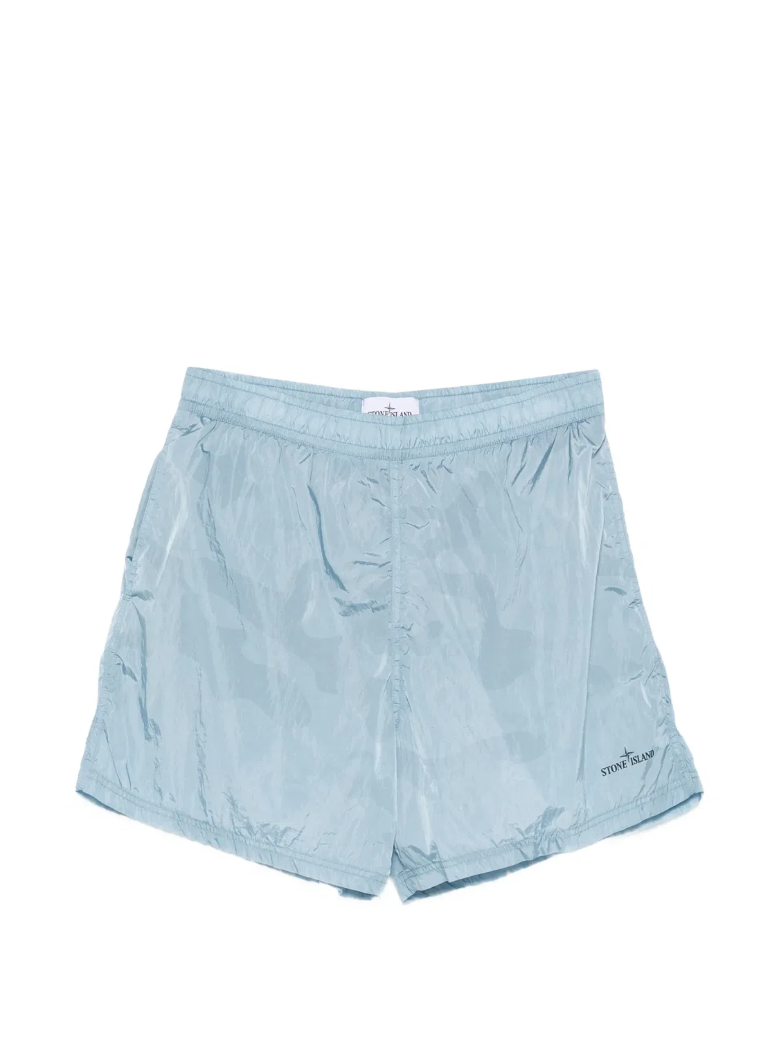Stone Island Шорты с логотипом, синий