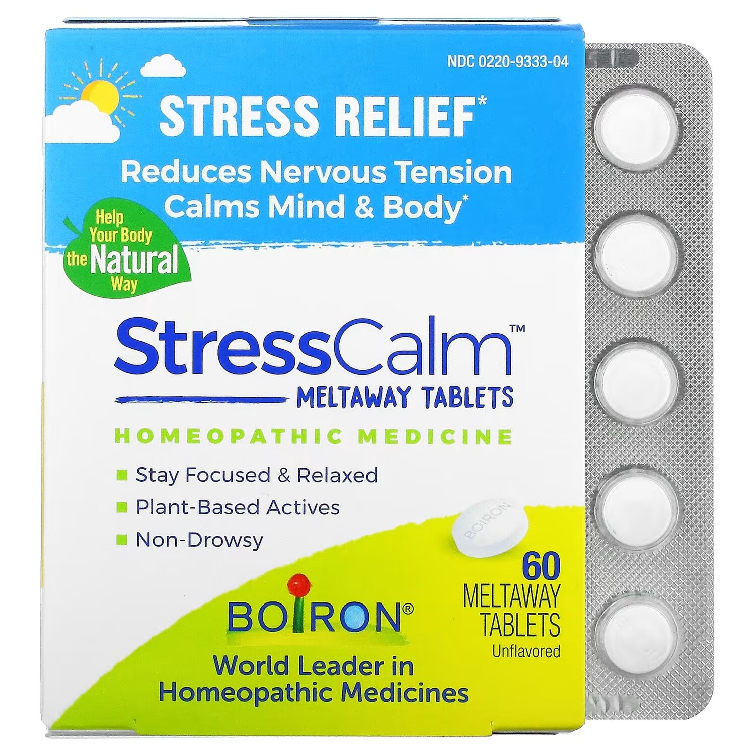 

Таблетки для Снятия Стресса Boiron Stress Calm Meltaway, 60 таблеток