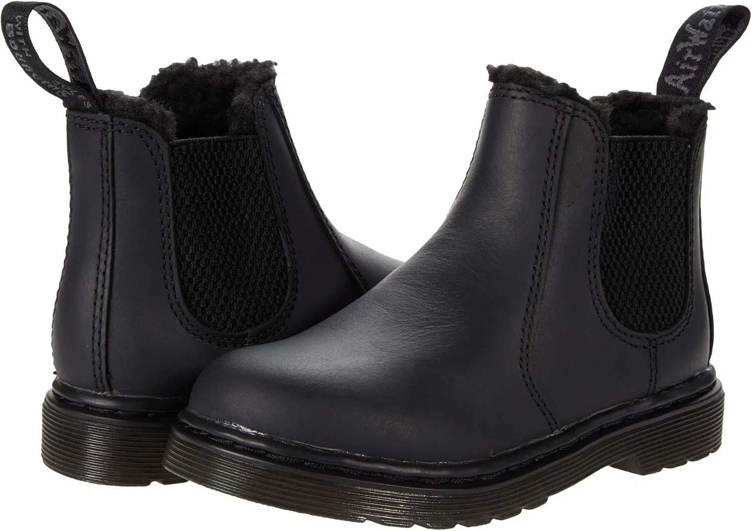 Детские ботинки челси Dr. Marten's Kids 2976, Black Republic Wp