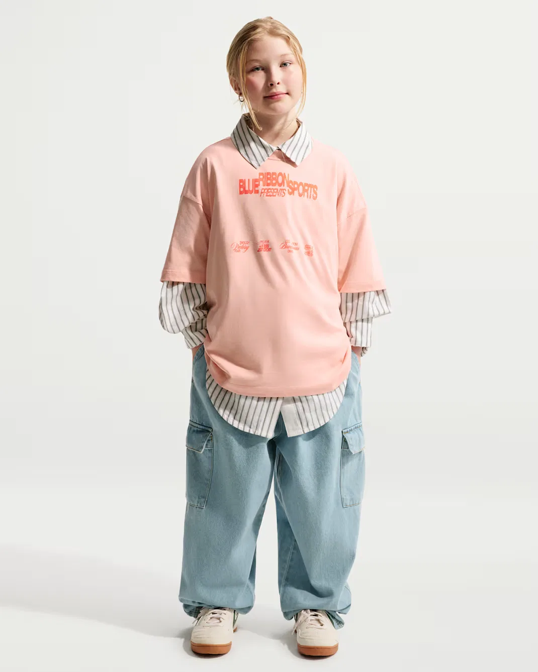 Футболка большого размера для детей постарше Nike Sportswear, Arctic Orange — фото 4