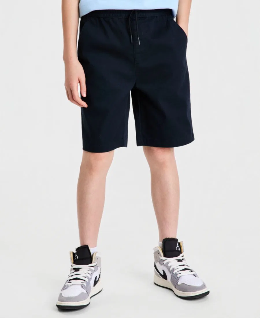 Шорты из твила с завязкой Epic Threads, Dress Blue