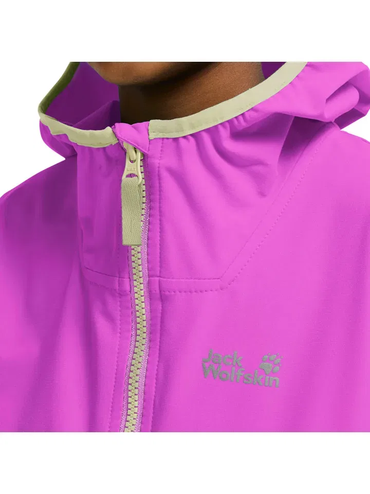 Куртка софтшелл с принтом Sandbird Jack Wolfskin, фиолетовый — фото 4