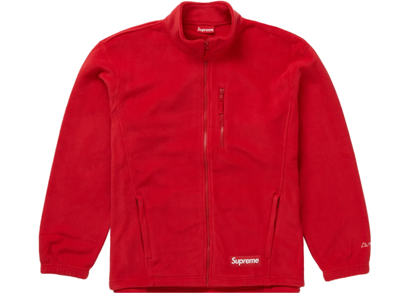 Мужская куртка с начесом Supreme Polartec Zip Jacket, Red