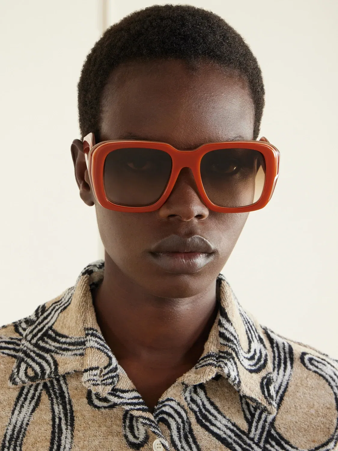 Солнцезащитные очки + Paula's Ibiza с квадратной оправой из ацетата LOEWE EYEWEAR, коричневый — фото 2