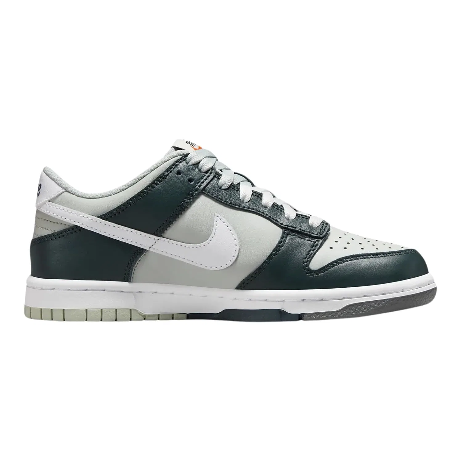 Детские кроссовки с принтом NIKE Dunk Low Gs NIKE, White/Laser Fuchsia — фото 3