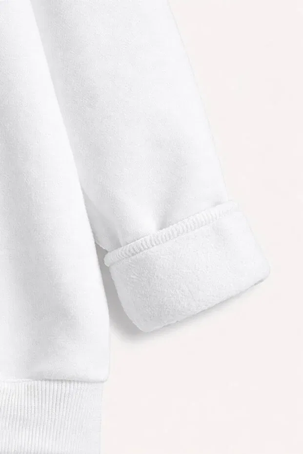 Детское худи для мальчиков с принтом Mustafa Kemal Atatürk Moda, White — фото 2