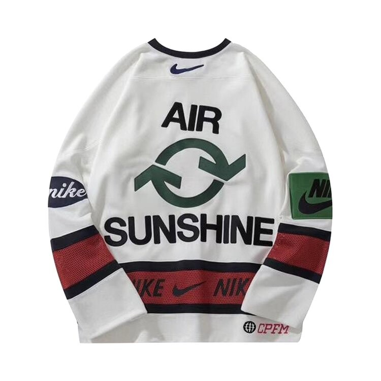 Футболка Nike x Cactus Plant Flea Market Hockey Jersey 'White', белый — фото 3