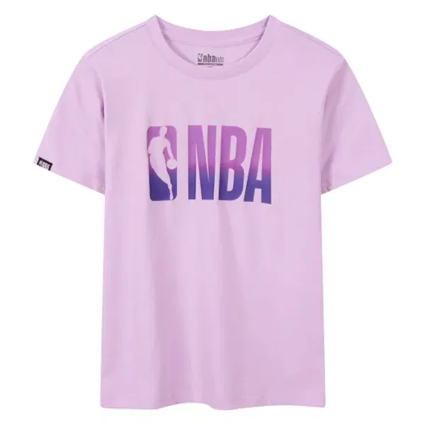 Футболка с градиентным логотипом Nba Kids, фиолетовая