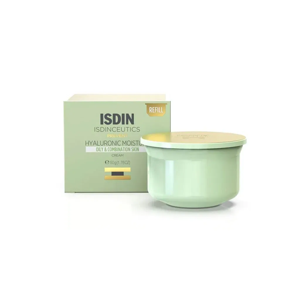 Увлажняющий крем с гиалуроновой кислотой Isdinceutics Refill 50g Isdin, прозрачный