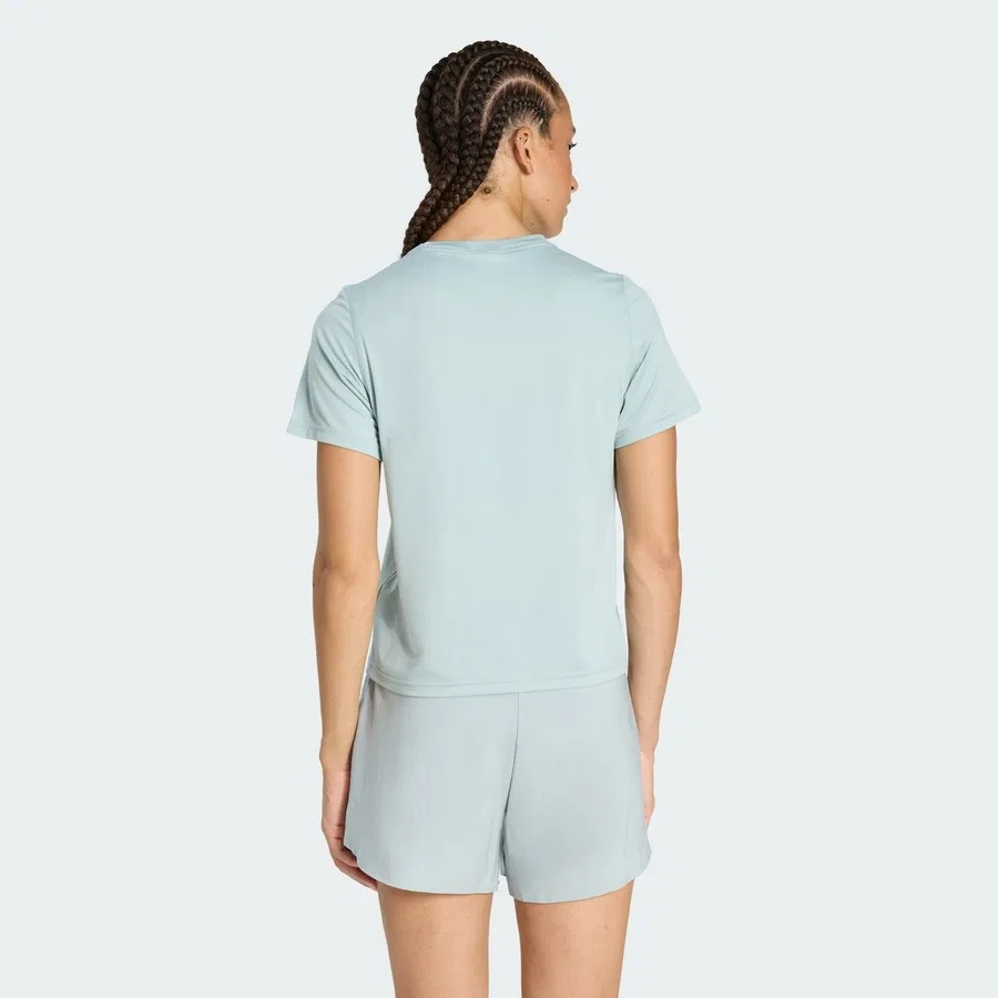Футболка с круглым вырезом Performance Workout Essentials adidas, Черный — фото 2