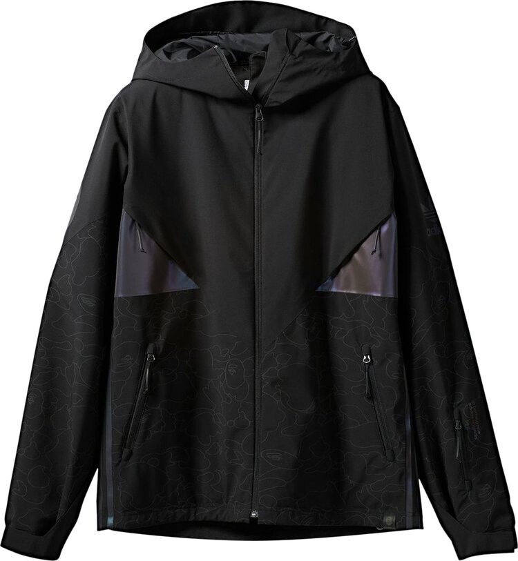 

Куртка BAPE x adidas Snow Jacket 'Black', черный