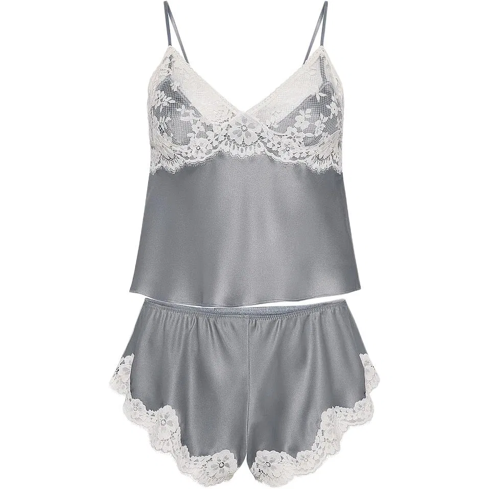 Женский комплект пижамы из дышащей ткани Victoria's Secret, Gray Blue