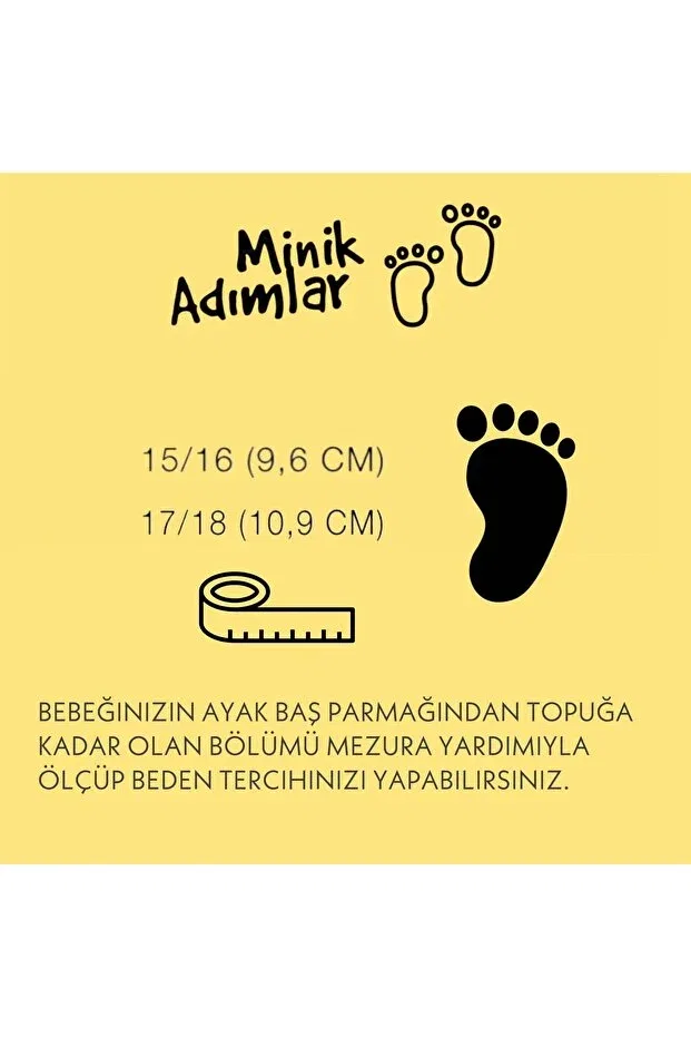 Детские ботиночки с мягкой подошвой Minik Adımlar Bebek, Pink — фото 2
