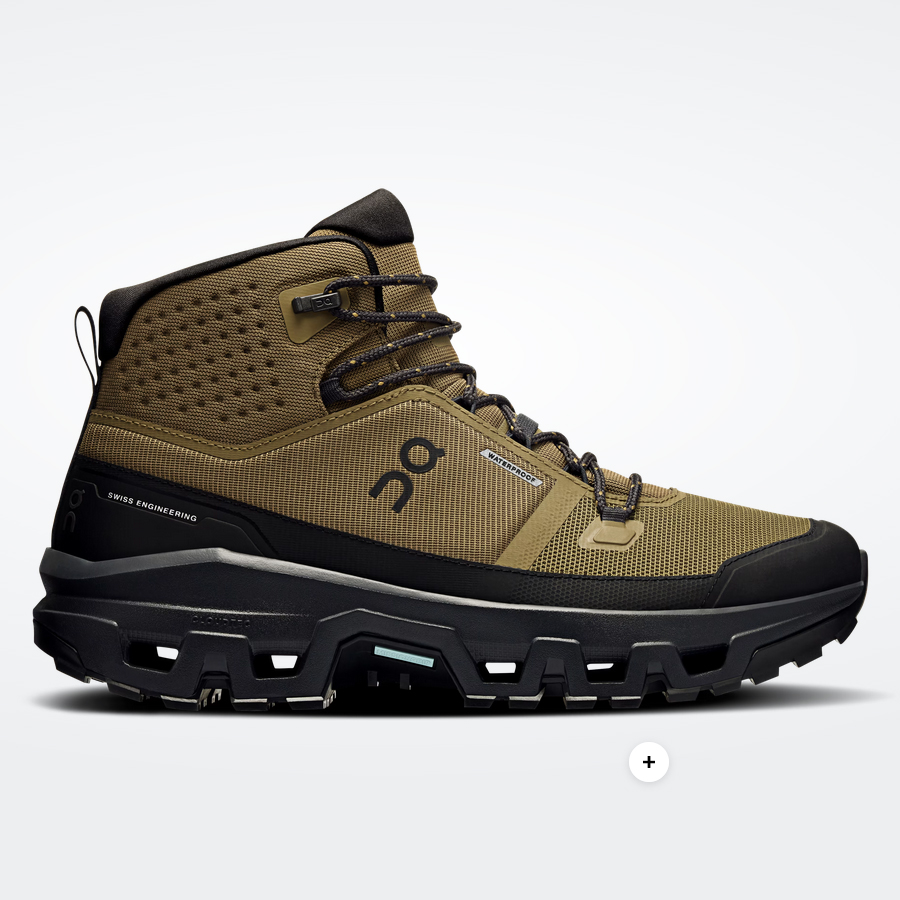 

Кроссовки On Cloudrock Mid Waterproof, оливковый/черный