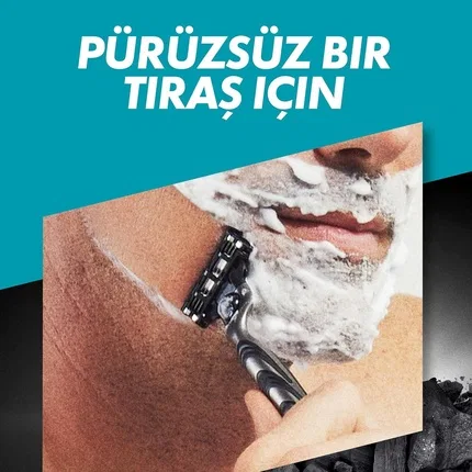 Бритва для мужчин Gillette Mach3 Charcoal, 3 лезвия