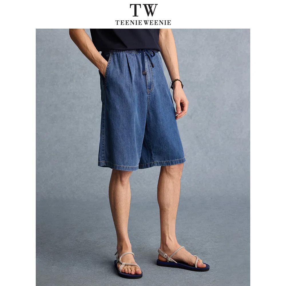 Детские джинсовые шорты Teenie Weenie Men, Denim Blue — фото 4