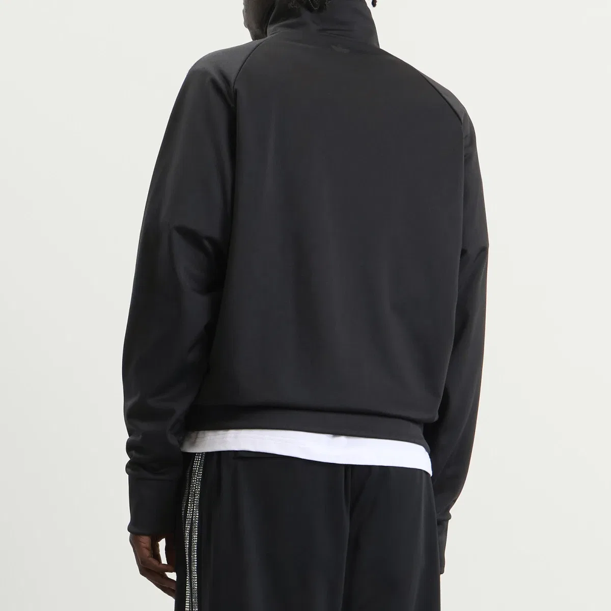 Ветровка с воротником-стойкой SP5DER track top Adidas, Black — фото 3