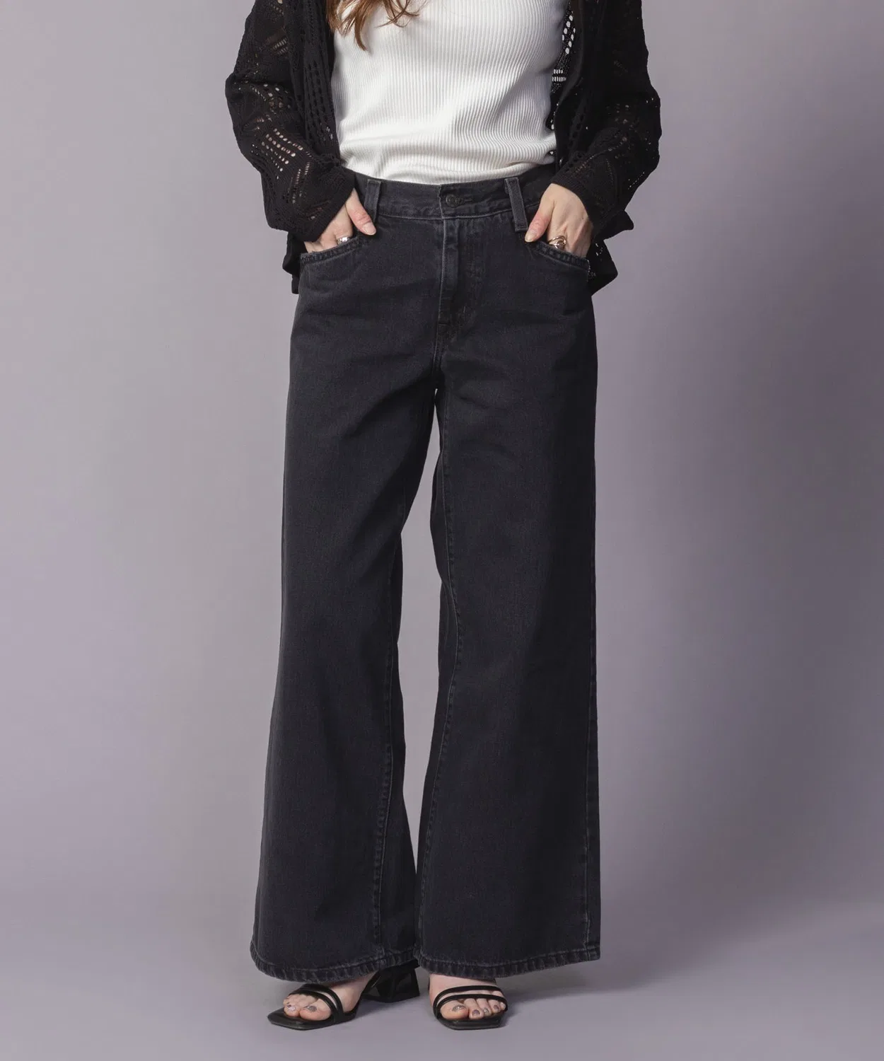 Женские джинсовые брюки свободного кроя 94 Baggy Wide Leg Levi's, Blue — фото 3