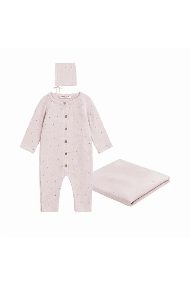 Детский комбинезон хлопковый Nubo Baby, Pink