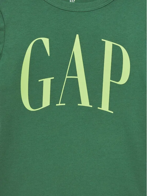 Футболка regular fit Gap, зеленый — фото 3