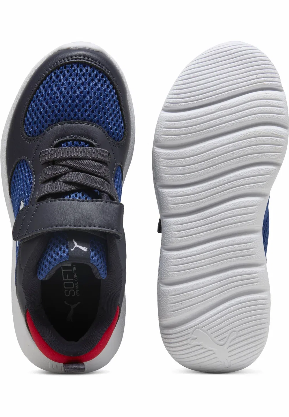 Кроссовки Fun Racer 2 унисекс для бега по улицам Puma, New Navy White Clyde Royal — фото 3