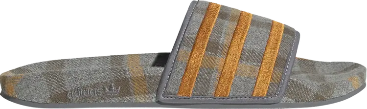 

Сандалии Adidas Adilette Slide 'Cozy Pack - Focus Orange Grey', оранжевый