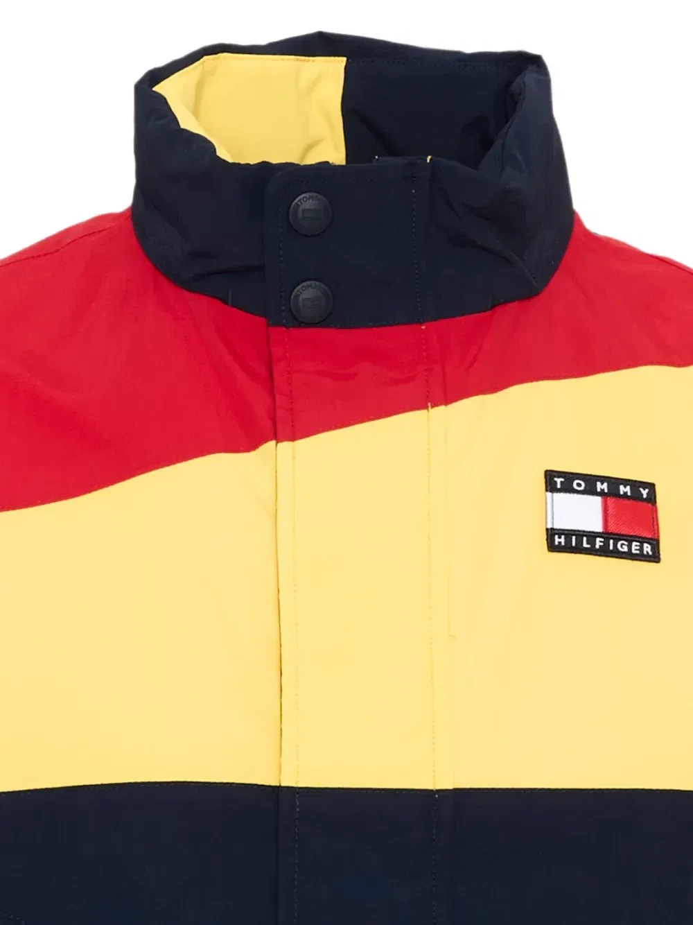 Куртка с цветными вставками и нашивкой-логотипом Tommy Hilfiger Junior, синий — фото 3
