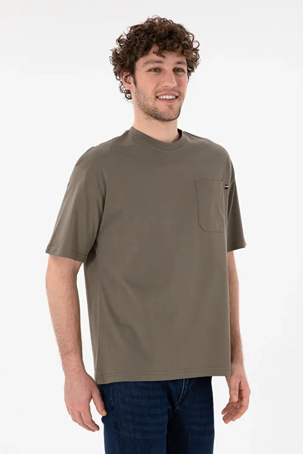 Мужская футболка с коротким рукавом U.S. Polo Assn., Taupe — фото 2