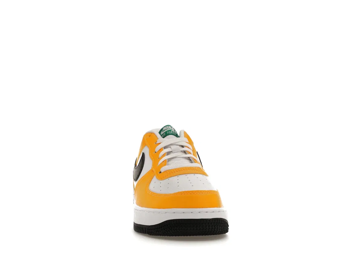 Детские кроссовки lifestyle Nike Air Force 1 Low, University Gold/Malachite/Black — фото 2