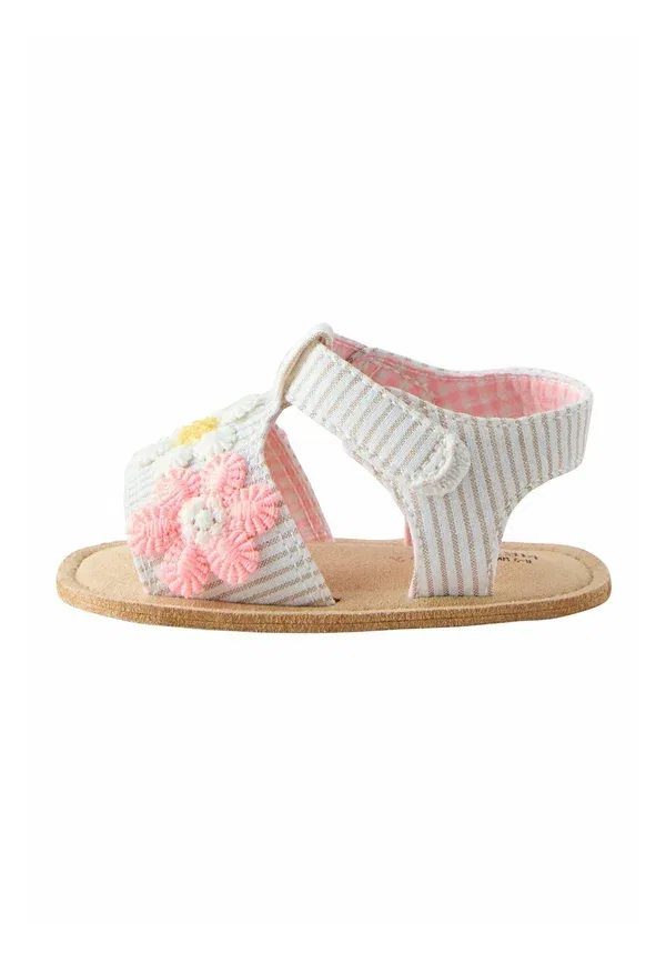 Сандалии с цветочной аппликацией Regular fit Next, Pink Neutral Floral, розовый