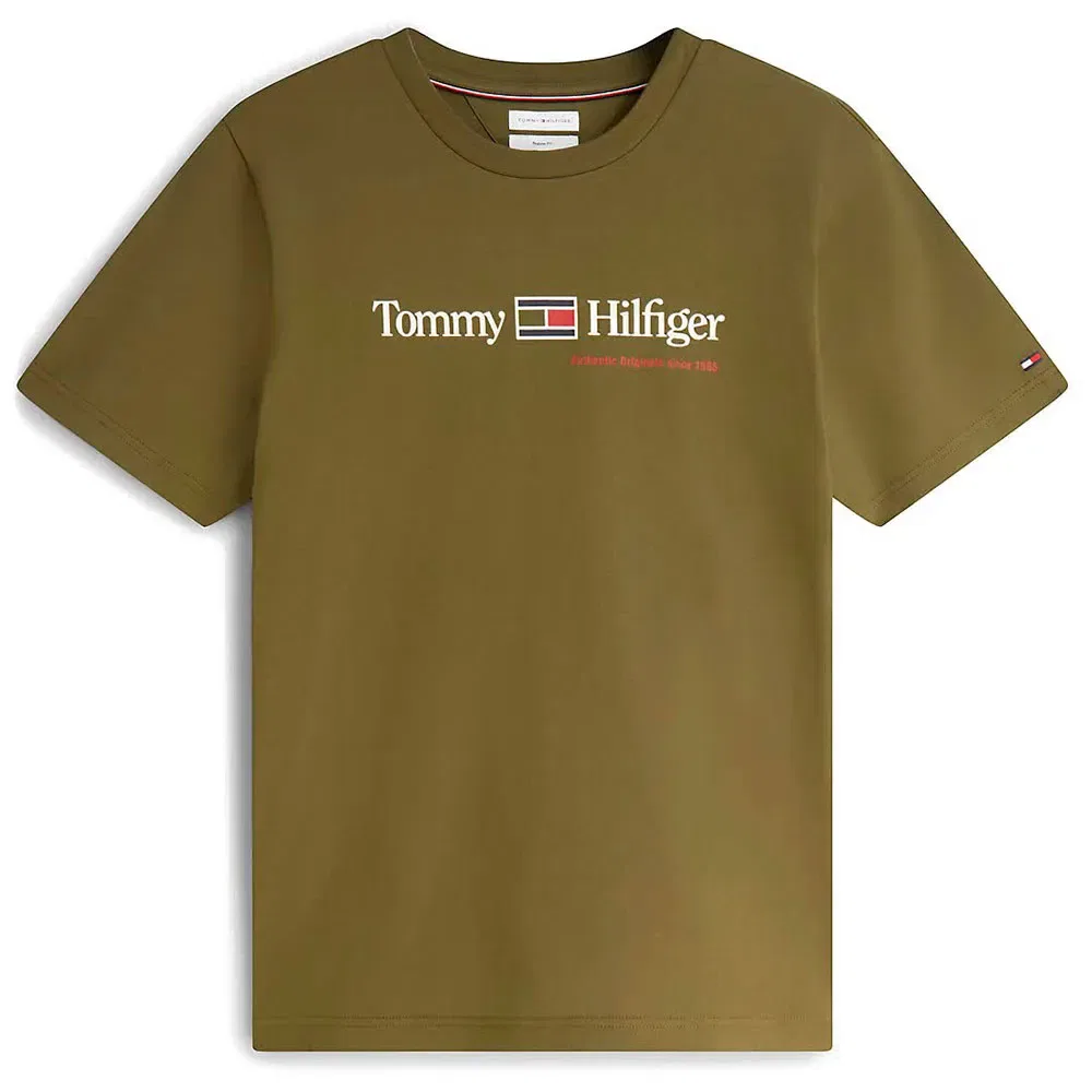 Мужская футболка с принтом Tommy hilfiger, Green — фото 3