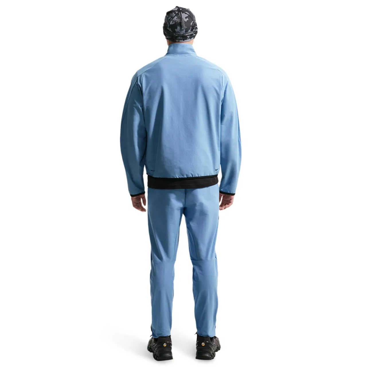 Мужская куртка Tech Shori Knit Track Jacket Nike, черный/синий — фото 4